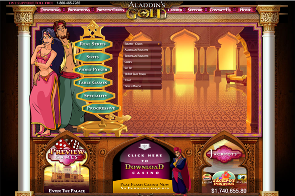 Aladdins Gold screen shot