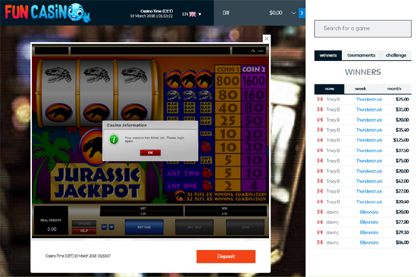 Fun Casino screen shot
