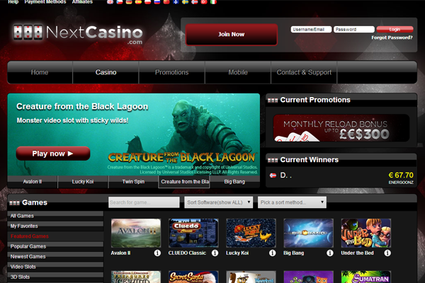 Next Casino screen shot