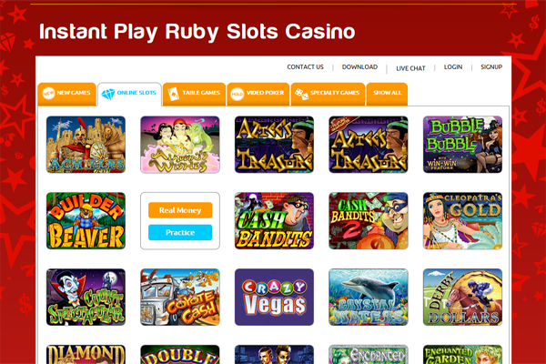 Ruby Slots screen shot